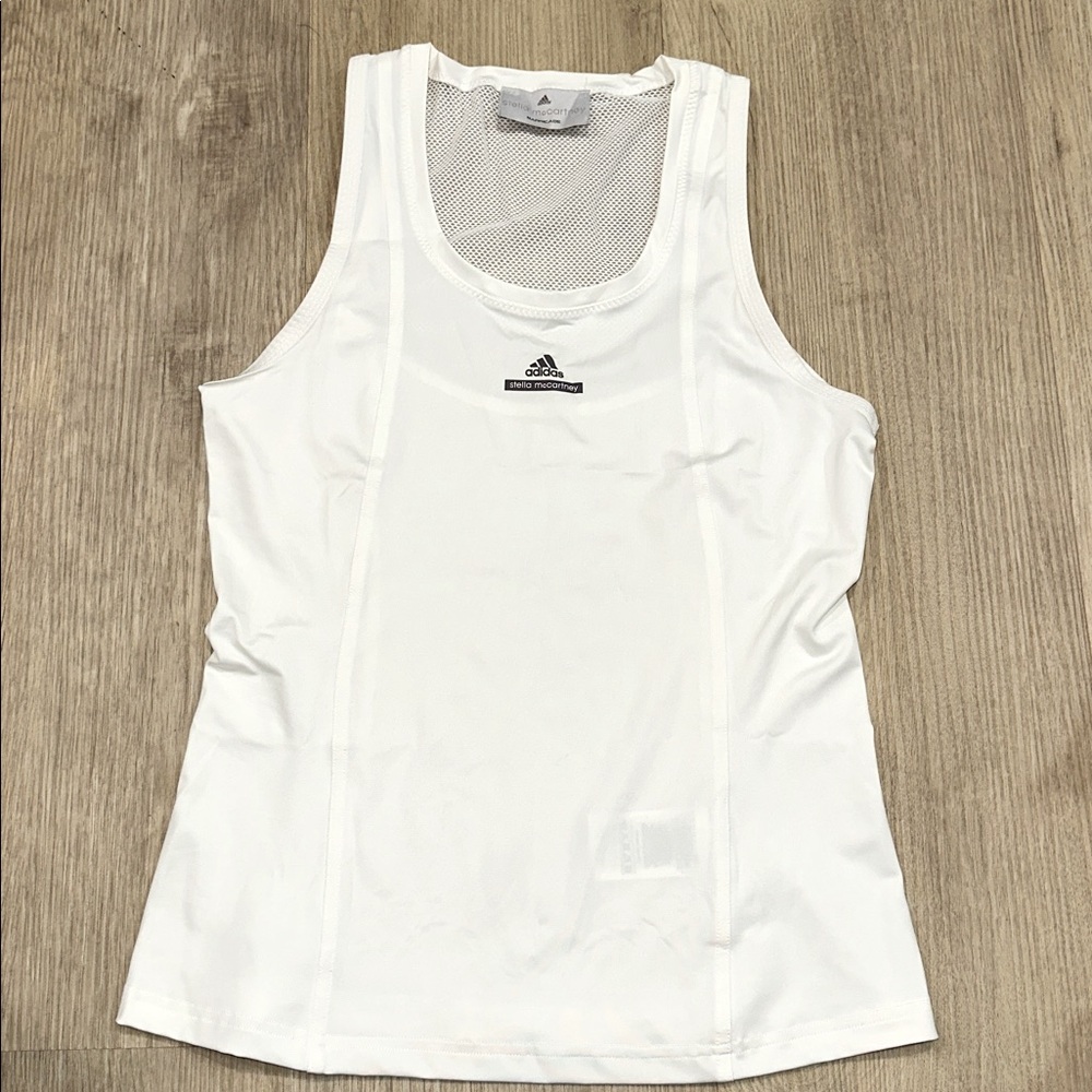 Stella McCartney For Adidas~Size M~White Tennis Tank Top~Wik Dry Material ~